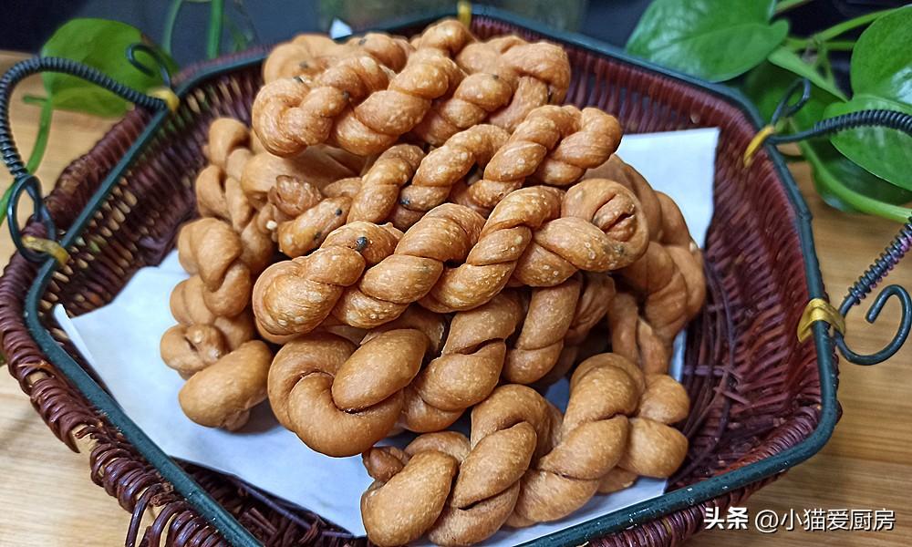 圖片[1]-【香酥小麻花】做法步驟圖 咸香酥脆 教你詳細做法自己在家做-起舞食譜網