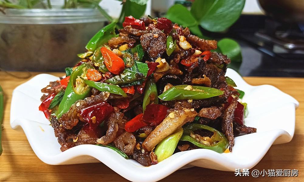 圖片[1]-【辣炒豬肺】做法步驟圖 麻辣爽口 越嚼越香-起舞食譜網
