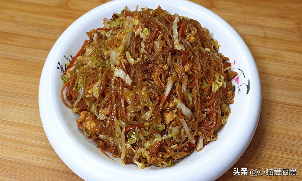 圖片[2]-【包菜炒粉絲】做法步驟圖 鮮香味美不說 而且不粘鍋還不坨-起舞食譜網