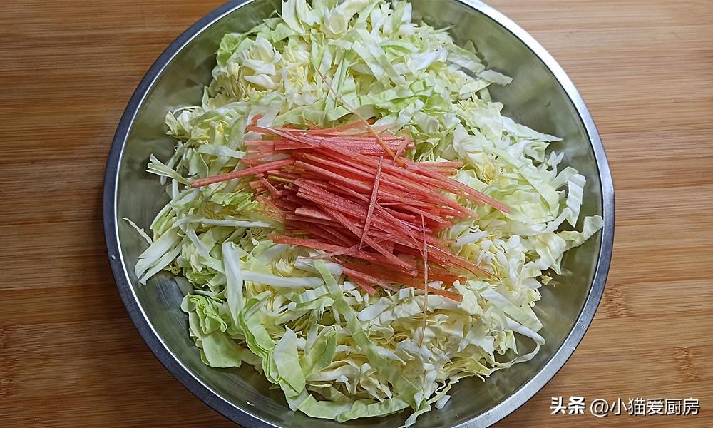 圖片[5]-【包菜炒粉絲】做法步驟圖 鮮香味美不說 而且不粘鍋還不坨-起舞食譜網