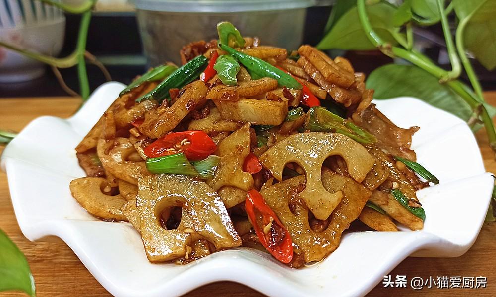 圖片[1]-【辣炒藕片】做法步驟圖 味道香辣爽口 不小心就多吃兩碗飯-起舞食譜網