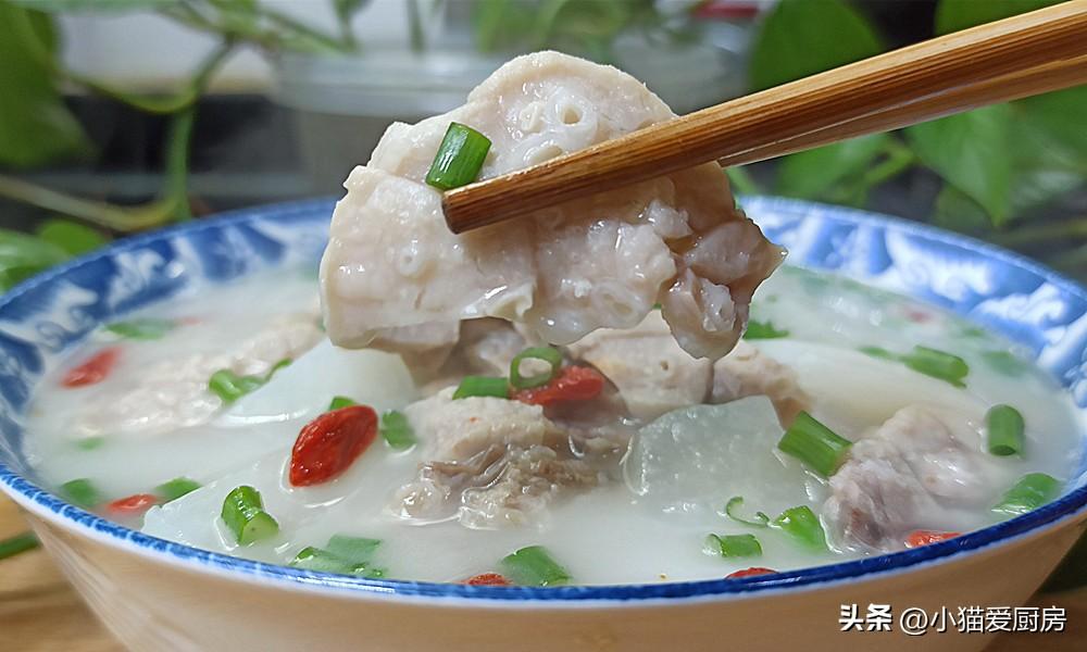 圖片[1]-【豬肺蘿卜湯】做法步驟圖 味道香甜 冬天喝潤燥養肺-起舞食譜網