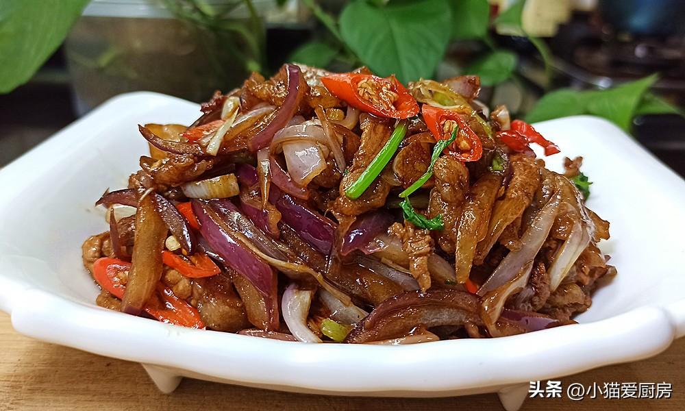 圖片[1]-【洋蔥炒肉】做法步驟圖 肉片干香不柴 洋蔥脆爽入味-起舞食譜網