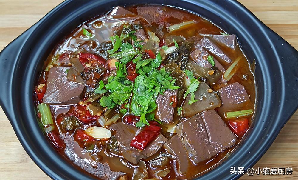 圖片[2]-【酸辣鴨血】做法步驟圖 麻辣爽口 特別好吃下飯-起舞食譜網(wǎng)