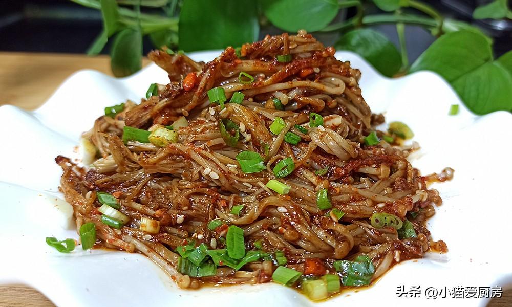 圖片[3]-【孜然香辣金針菇】做法步驟圖 充滿燒烤味道 比吃肉還解饞-起舞食譜網