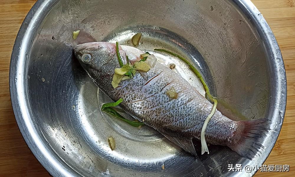 圖片[4]-【清蒸鱸魚】做法步驟圖 魚肉鮮嫩不腥不柴 元宵節做來吃-起舞食譜網