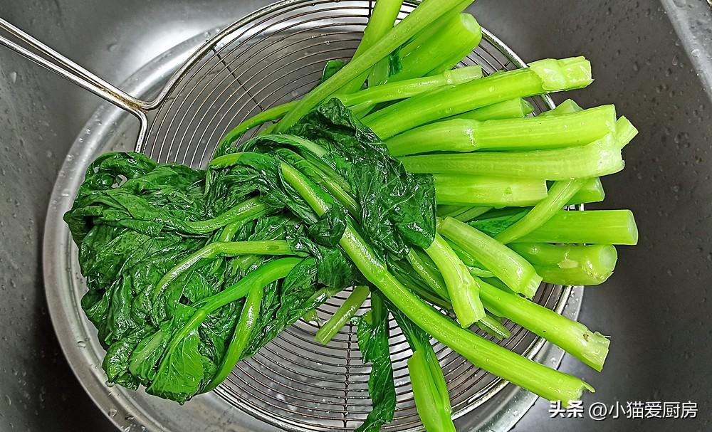 圖片[10]-【白灼姜味菜心】做法步驟圖 清脆爽口 過年做來解膩吃-起舞食譜網