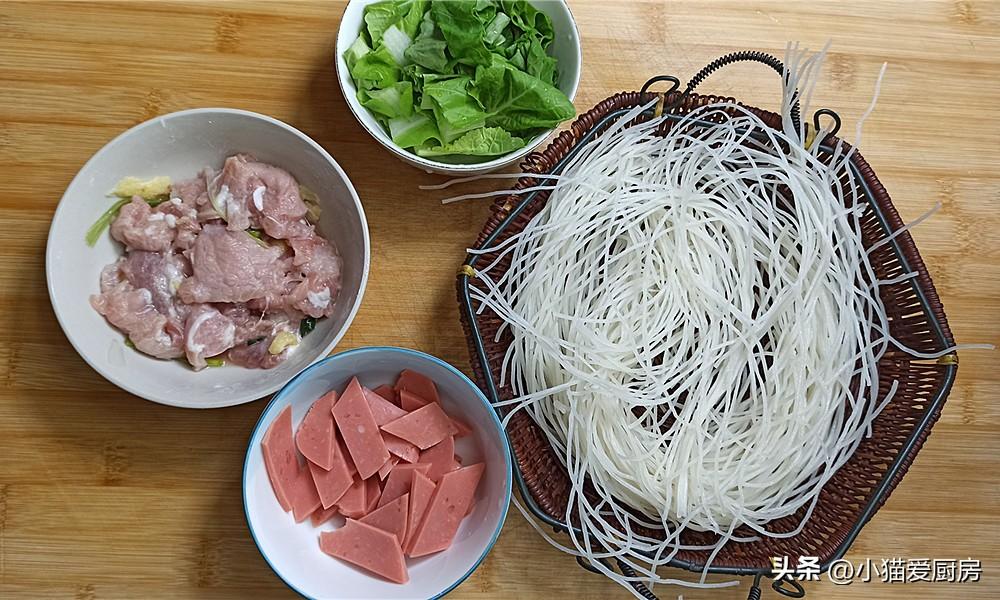 圖片[4]-【豬肉米粉】做法步驟圖 湯鮮味美 特別開胃好吃的早餐做法-起舞食譜網