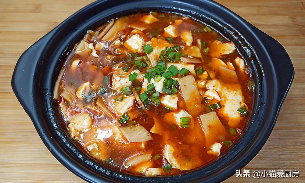 圖片[1]-【酸辣嫩豆腐】做法步驟圖 天冷了來上一碗 吃完渾身暖和-起舞食譜網