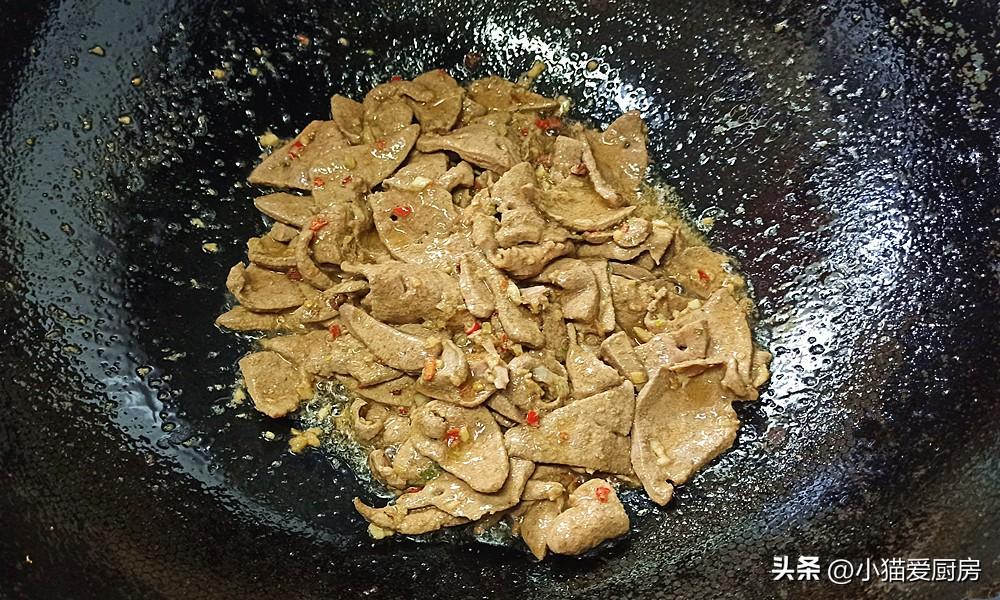 圖片[11]-【小炒香菜豬肝】做法步驟圖 上桌就是大硬菜 真香-起舞食譜網
