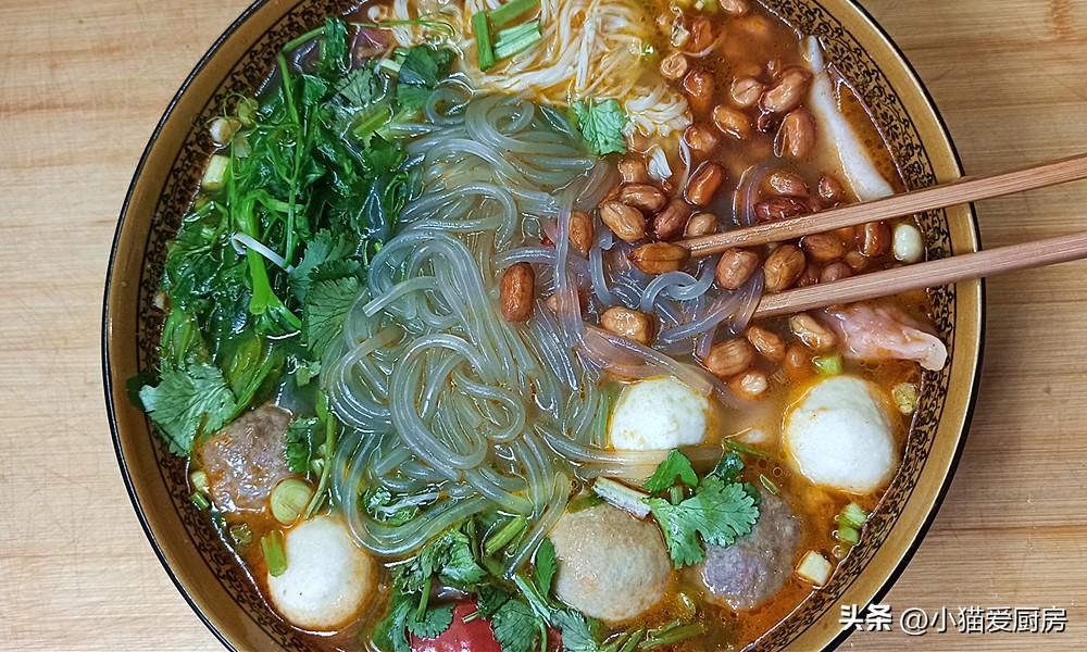 圖片[1]-【牛丸早餐粉】做法步驟圖 特別開胃 好吃到停不下來-起舞食譜網