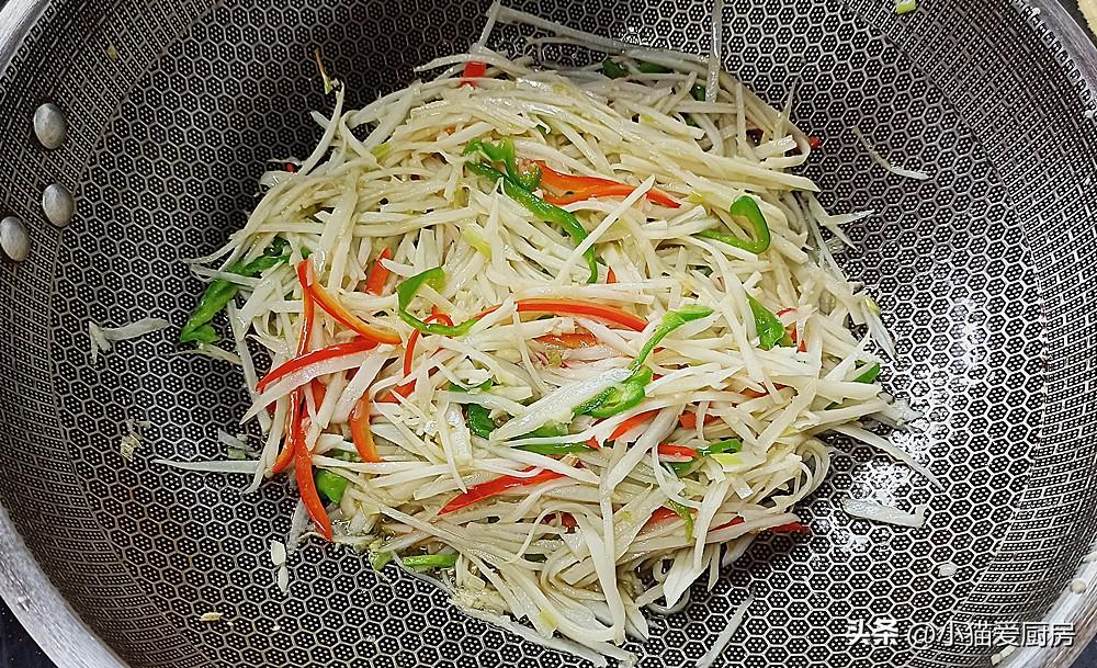 圖片[11]-【糖醋蓮藕絲】做法步驟圖 成菜口感脆爽 味道酸甜特別好吃-起舞食譜網