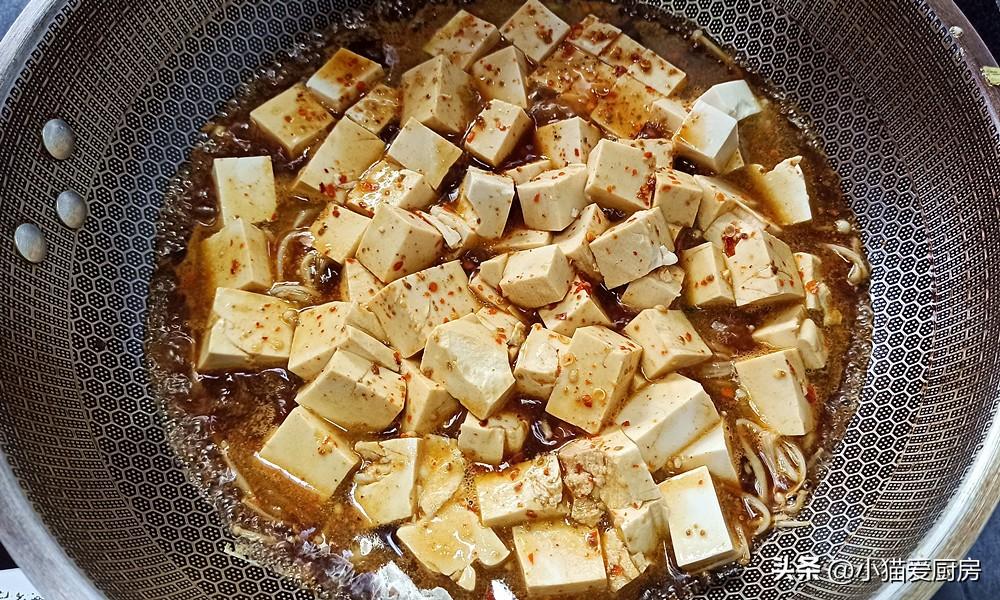 圖片[10]-【金針菇燒豆腐】做法步驟圖 味道香辣開胃 就連湯汁泡飯也好-起舞食譜網