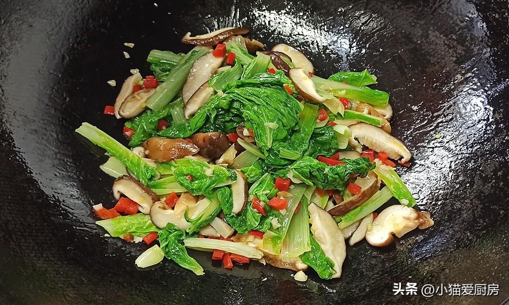 圖片[9]-【小白菜炒香菇】做法步驟圖 比肉還好吃 做法特別簡(jiǎn)單-起舞食譜網(wǎng)