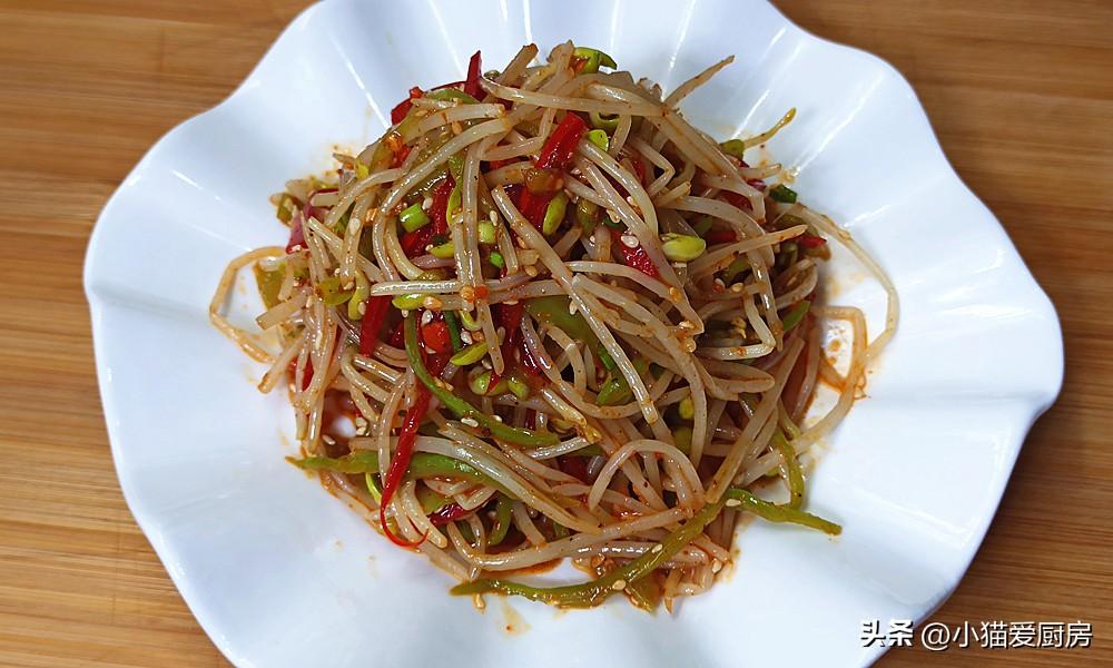 圖片[2]-【 涼拌綠豆芽】做法步驟圖 特別好吃 成本不足2元錢-起舞食譜網
