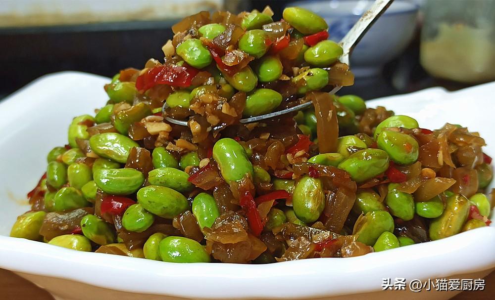 圖片[1]-【酸菜炒青豆】做法步驟圖 特別爽口 超下飯-起舞食譜網