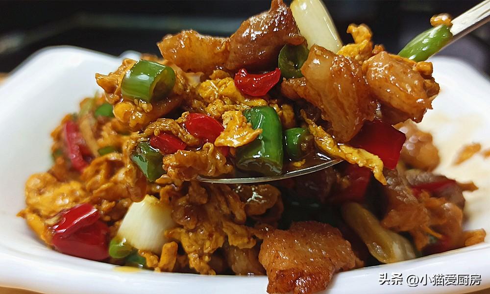 圖片[1]-【辣椒雞蛋炒肉】做法步驟圖 特別好吃 做一大盤不夠-起舞食譜網