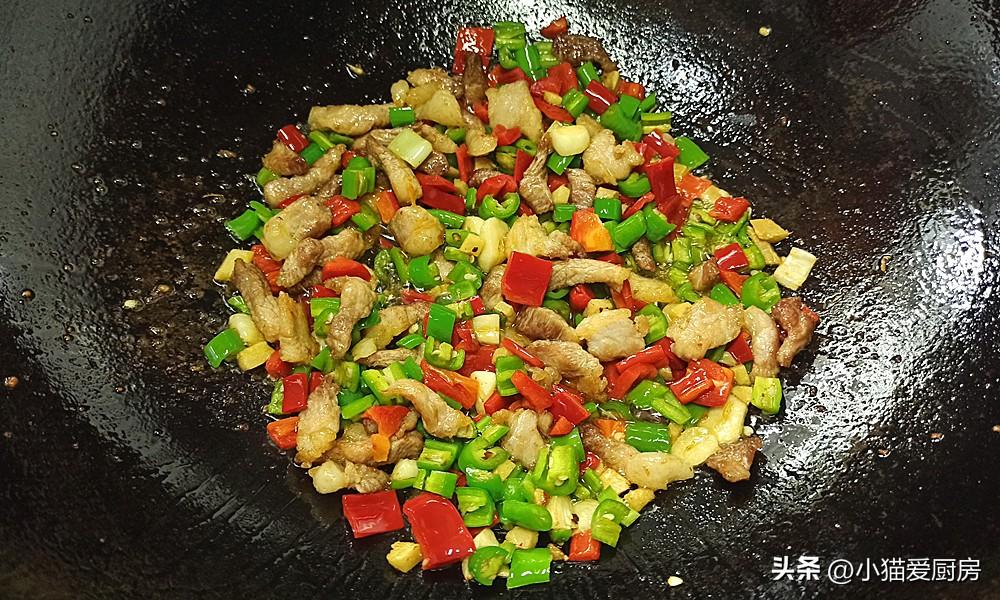 圖片[9]-【辣椒雞蛋炒肉】做法步驟圖 特別好吃 做一大盤不夠-起舞食譜網