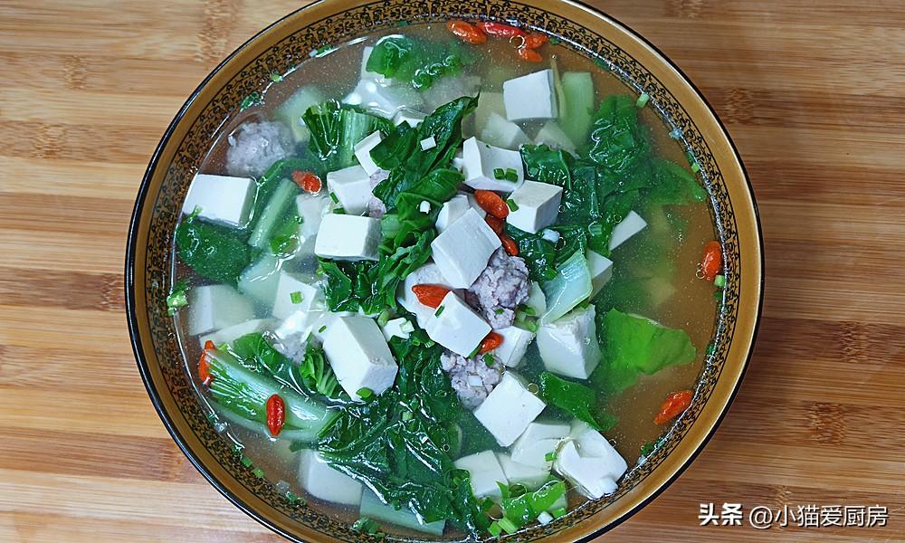 圖片[2]-【豆腐白菜湯丸子】做法步驟圖 味道清淡爽口 夏天吃特別舒服-起舞食譜網
