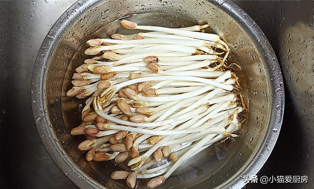 圖片[4]-【肉末花生芽】做法步驟圖 把它和肉末一起炒 清甜爽口營養味-起舞食譜網