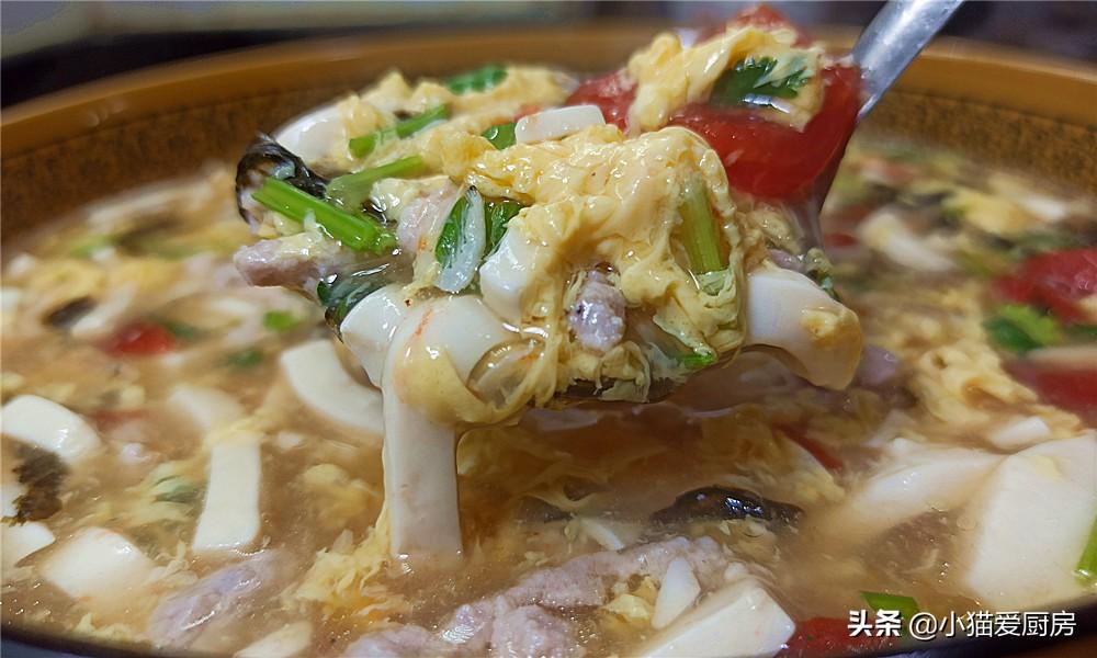 圖片[1]-【雞蛋豆腐肉絲湯】做法步驟圖 味美營養(yǎng) 大人小孩都喜歡-起舞食譜網(wǎng)