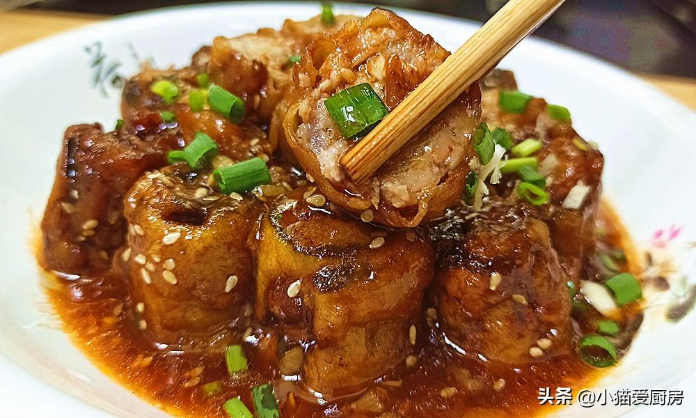 圖片[2]-【燒汁茄子卷】做法步驟圖 酸甜可口 孩子特別喜歡吃-起舞食譜網