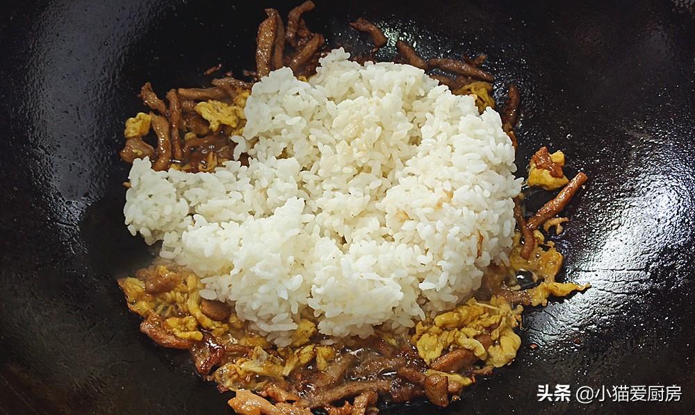 圖片[9]-【雞蛋肉炒飯】做法步驟圖 孩子早餐能吃1大盤 制作簡單-起舞食譜網