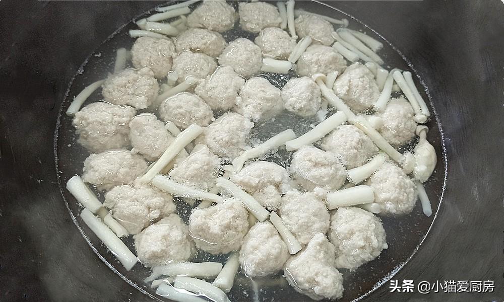 圖片[11]-【海鮮菇小白菜肉丸湯】做法步驟圖 營養好吃 喝完渾身舒服-起舞食譜網