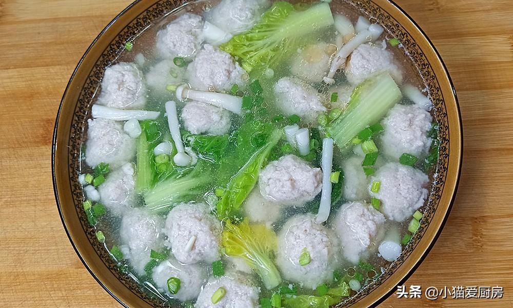 圖片[14]-【海鮮菇小白菜肉丸湯】做法步驟圖 營養好吃 喝完渾身舒服-起舞食譜網