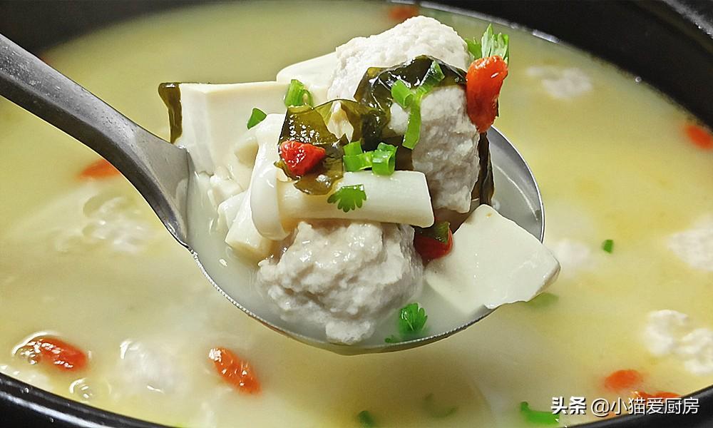 圖片[3]-【濃湯豆腐丸子煲】做法步驟圖 還沒腥味 孩子特別愛吃-起舞食譜網(wǎng)