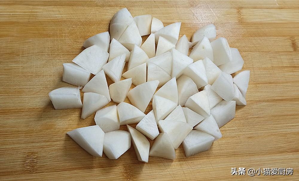 圖片[4]-【白蘿卜燒肉】做法步驟圖 制作簡單 成菜鮮甜入味開胃好吃老-起舞食譜網