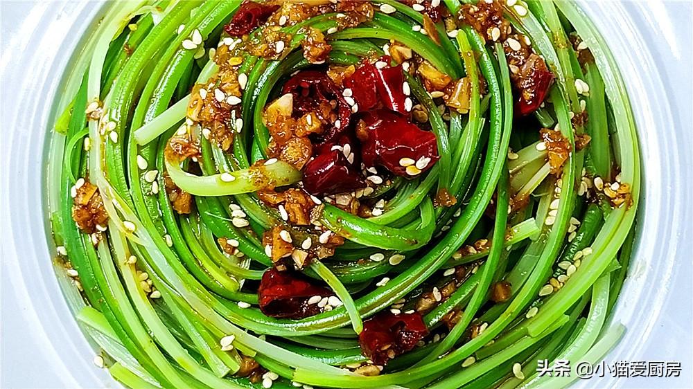 圖片[3]-【涼拌蒜苔】做法步驟圖 特別的解膩 做一盤不夠-起舞食譜網