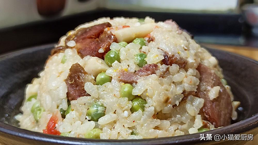 圖片[2]-【臘肉青豌豆燜飯】做法步驟圖 連火都不用燒 真是簡單-起舞食譜網