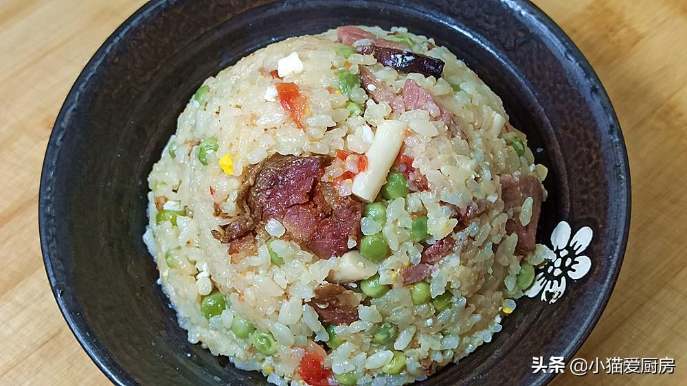 圖片[3]-【臘肉青豌豆燜飯】做法步驟圖 連火都不用燒 真是簡單-起舞食譜網