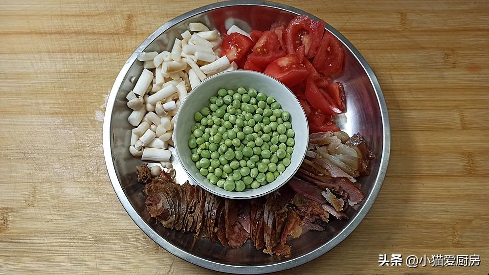 圖片[4]-【臘肉青豌豆燜飯】做法步驟圖 連火都不用燒 真是簡單-起舞食譜網