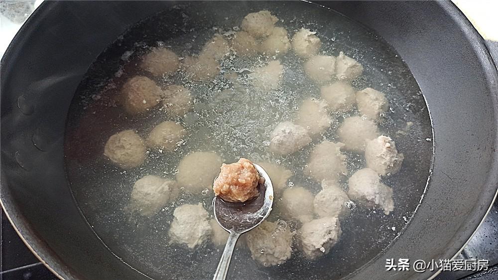圖片[7]-【家常丸子湯】做法步驟圖 成菜入口細膩滑嫩 味道咸香-起舞食譜網