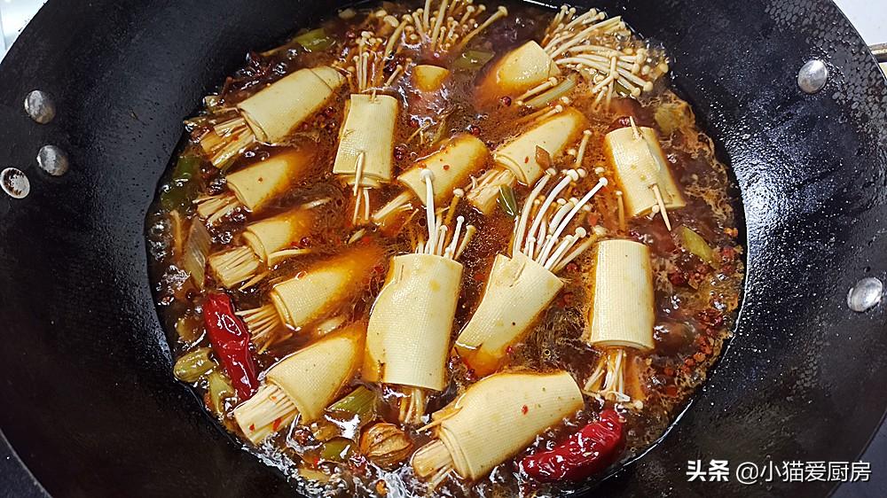 圖片[13]-【鹵味金針菇豆腐卷】做法步驟圖 香辣好吃 下飯下酒-起舞食譜網