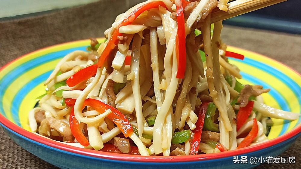圖片[3]-【肉絲炒杏鮑菇】做法步驟圖 滑嫩營養還下飯 寶寶很愛吃-起舞食譜網
