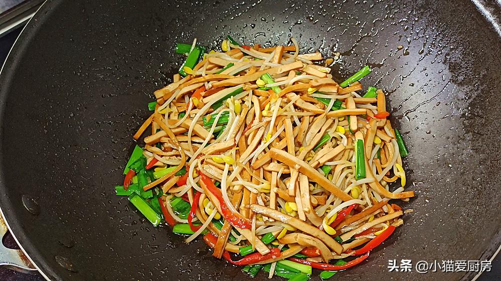 圖片[10]-【豆芽炒香干】做法步驟圖 用的調料也簡單 10分鐘就可以做好-起舞食譜網