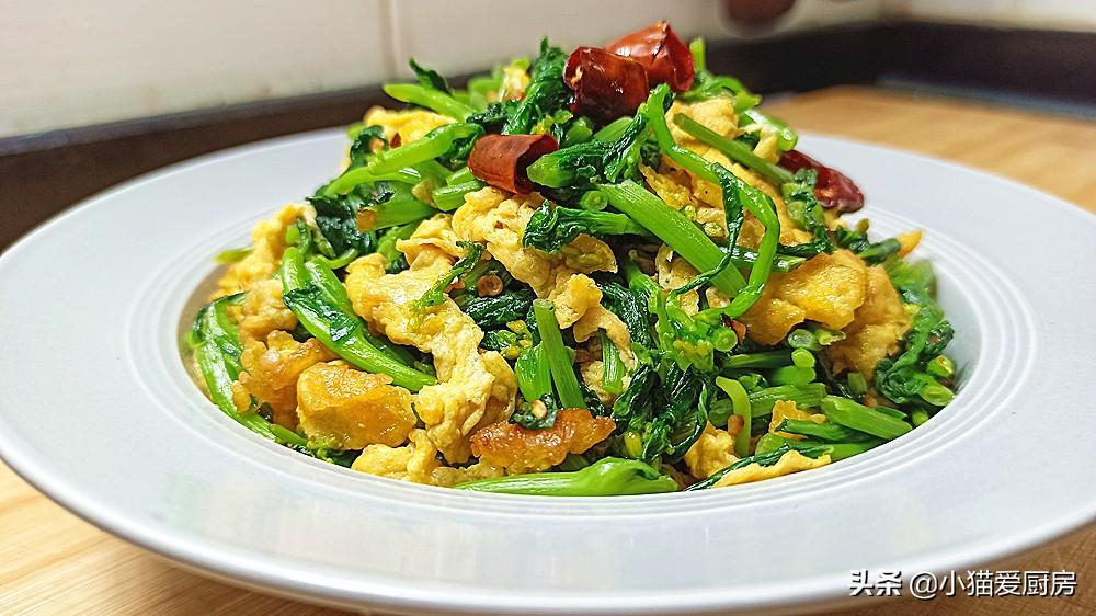 圖片[12]-【雞蛋炒油菜頭】做法步驟圖 做好后色澤金黃透綠 味道清香爽-起舞食譜網