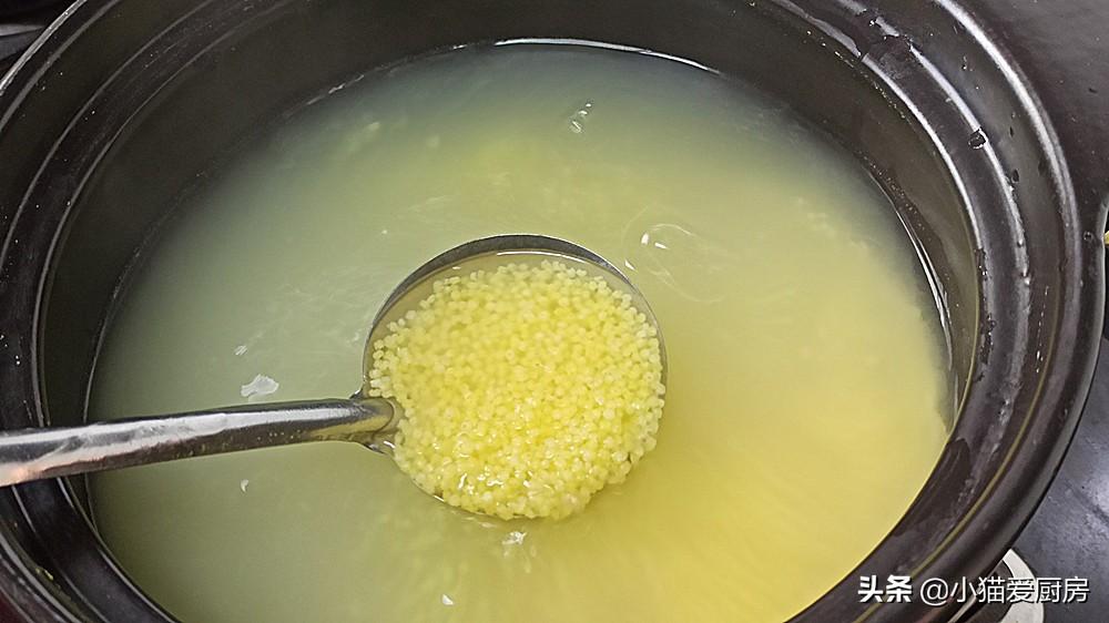 圖片[5]-【小米青菜煲】做法步驟圖 味道鮮美清香 營養開胃又好喝-起舞食譜網