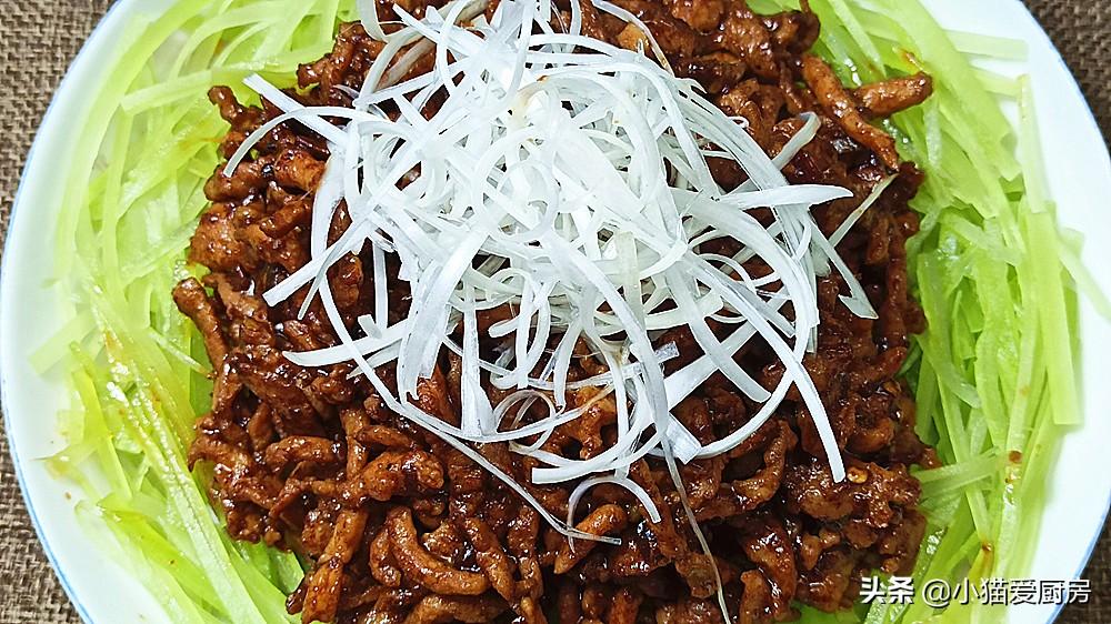圖片[2]-【醬肉絲拌生萵筍絲】做法步驟圖 非常美味 下飯不錯-起舞食譜網(wǎng)