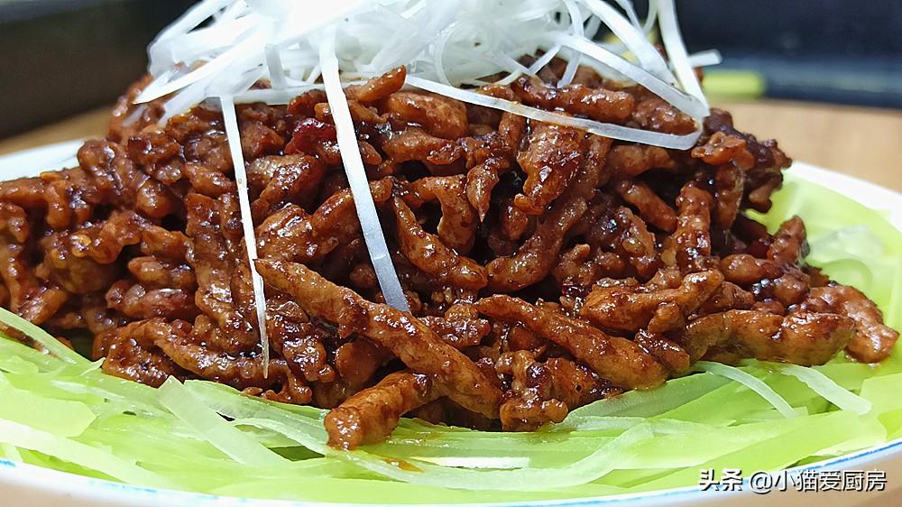 圖片[3]-【醬肉絲拌生萵筍絲】做法步驟圖 非常美味 下飯不錯-起舞食譜網(wǎng)