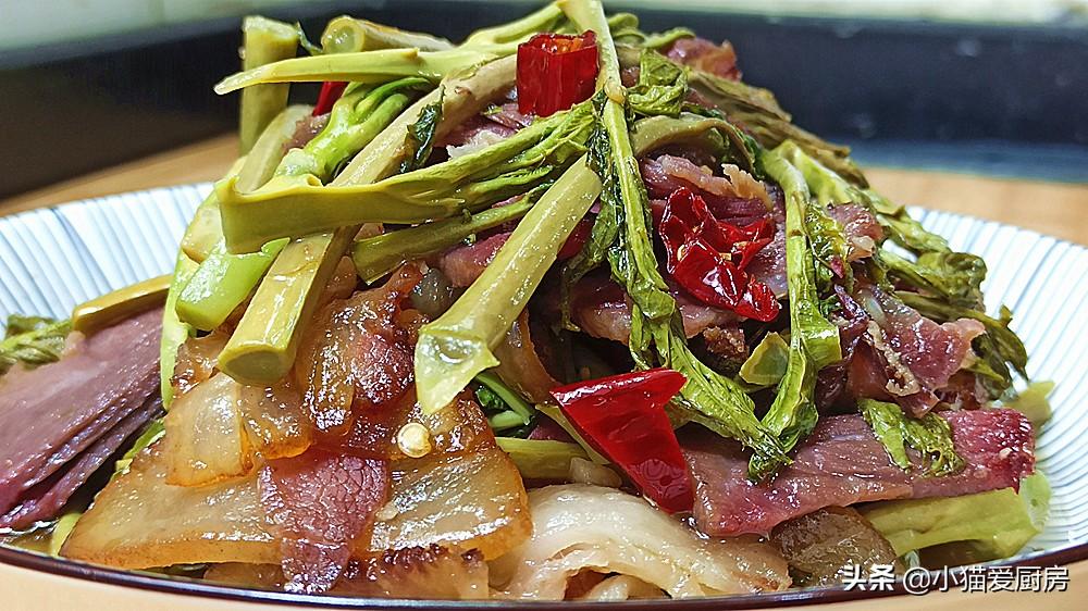 圖片[3]-【香椿芽炒臘肉】做法步驟圖 好吃又下飯 做一盤不夠吃-起舞食譜網