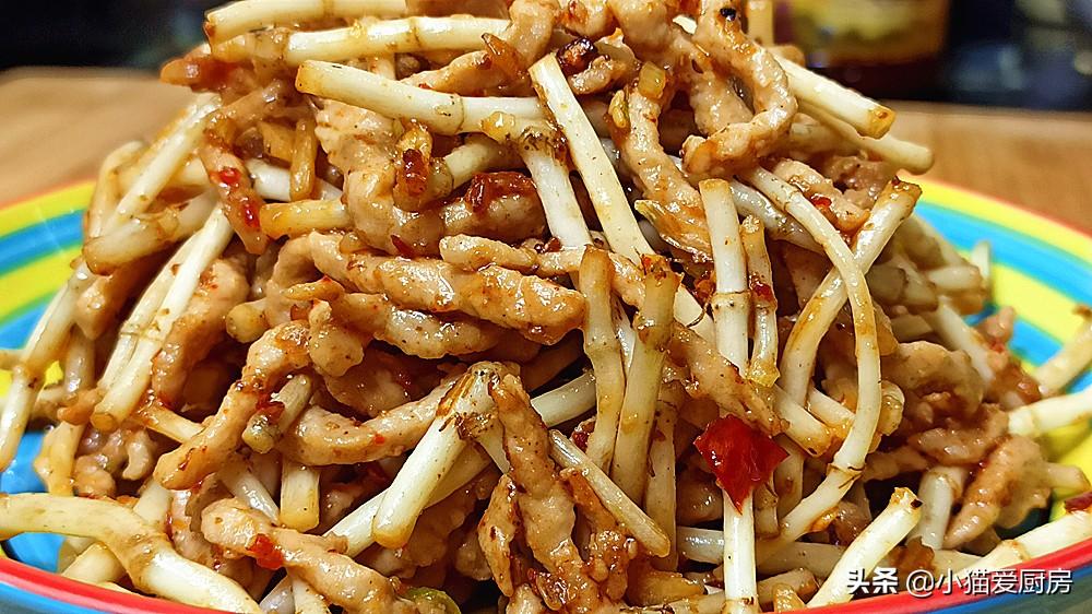 圖片[1]-【折耳根炒肉絲】做法步驟圖 味道特別棒 比拌著味好-起舞食譜網