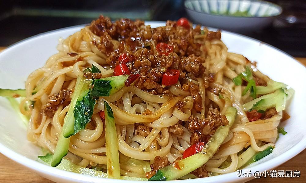 圖片[1]-【肉醬拌面】做法步驟圖 爽滑筋道超好吃 太香了-起舞食譜網(wǎng)