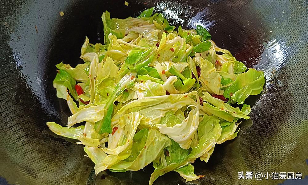 圖片[8]-【川味包菜炒粉條】做法步驟圖 酸辣開胃 特別下飯-起舞食譜網