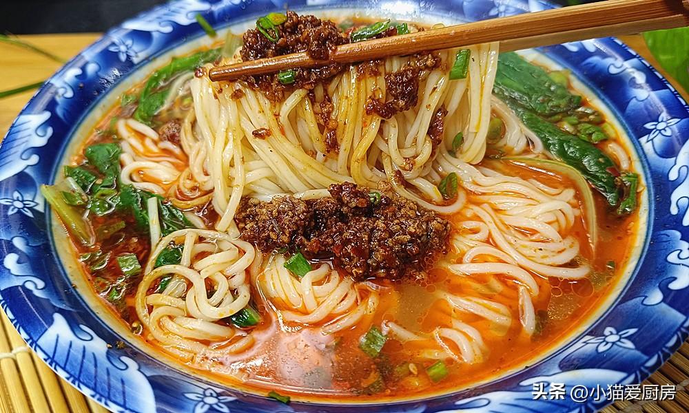 圖片[1]-【肉臊子湯面】做法步驟圖 麻辣鮮香的味道 天天都吃不膩-起舞食譜網
