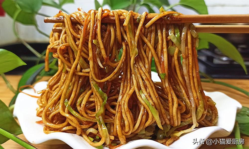 圖片[1]-【路邊攤炒面】做法步驟圖 充滿燒烤味道 真香-起舞食譜網