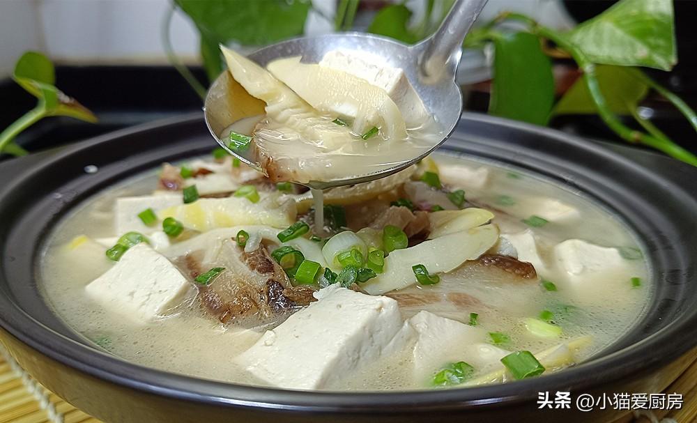 圖片[1]-【春筍豆腐燉臘肉】做法步驟圖  味道太鮮了-起舞食譜網